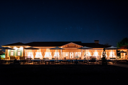 Banquet hall for weddings, banquet hall decoration, atmospheric decorの写真素材