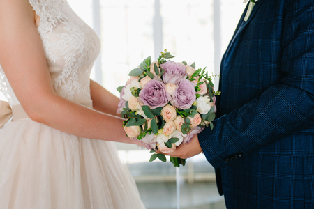 wedding bridal bouquetの写真素材