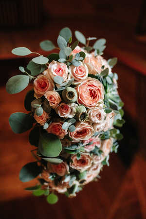 wedding bridal bouquetの写真素材