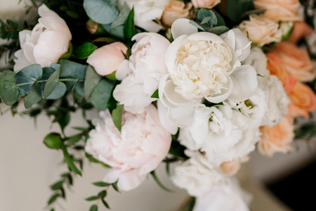 wedding bridal bouquetの写真素材