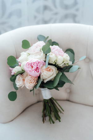 wedding bridal bouquetの写真素材