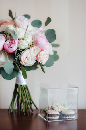 wedding bridal bouquetの写真素材