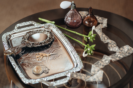 wedding decor with natural elementsの写真素材