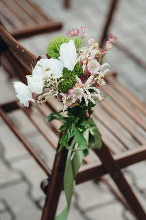 wedding decor with natural elementsの写真素材