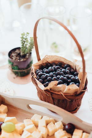 wedding decor with natural elementsの写真素材