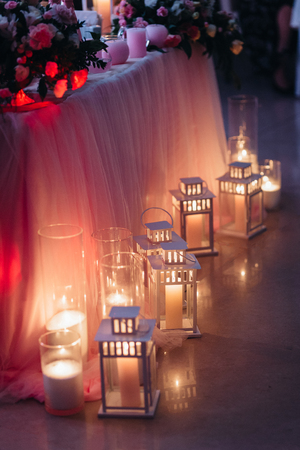 wedding decor with natural elementsの写真素材