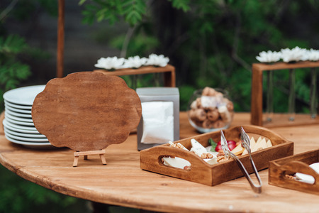 wedding decor with natural elementsの写真素材
