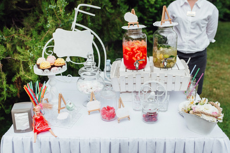 wedding decor with natural elementsの写真素材