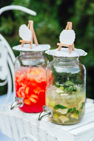 wedding decor with natural elementsの写真素材