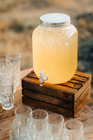 wedding decor with natural elementsの写真素材