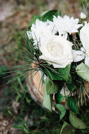 wedding decor with natural elementsの写真素材