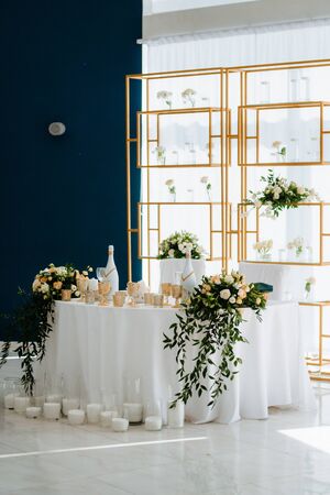 wedding decor with natural elementsの写真素材