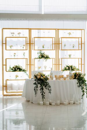 wedding decor with natural elementsの写真素材