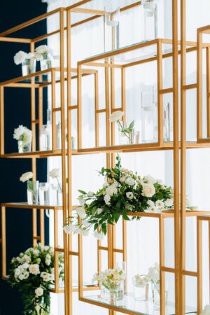 wedding decor with natural elementsの写真素材