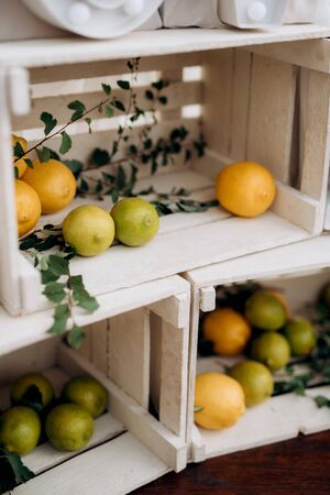 wedding decor with natural elementsの写真素材