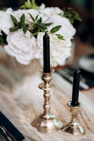 wedding decor with natural elementsの写真素材