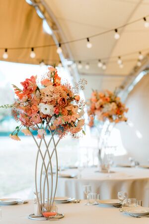 wedding decor with natural elementsの写真素材