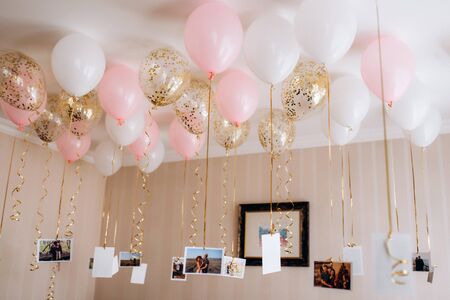 wedding decor with natural elementの写真素材