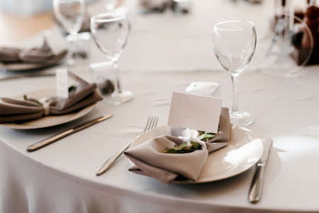 wedding decor for table with natural elementの写真素材