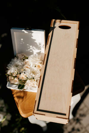 wedding decor with natural elementsの写真素材