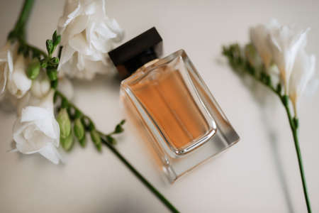 Bride's perfume at the training campの写真素材