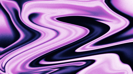 Purple fabric with a pattern of waves. Abstract background and texture for design.