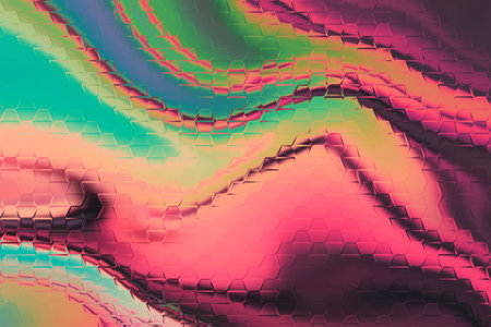 abstract background with colorful geometrical figures. 3d rendering