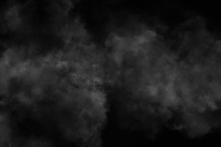 Abstract smoke on a black background. Design element. Abstract texture.の写真素材