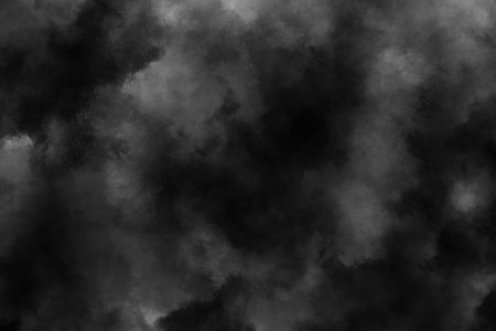 Abstract black watercolor background. Texture paper. Can be used as a background.の写真素材