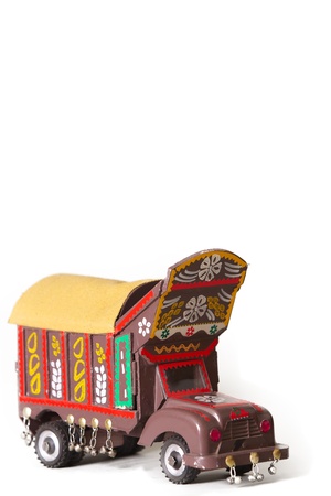 commercial vehicle - indian delivery truck の写真素材