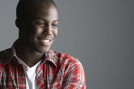 Fashionable Young Man Wearing Casual Clothes In Studioの写真素材