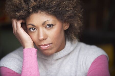 Portrait Of Beautiful Womanの写真素材