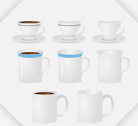 set of glasses under a logoのイラスト素材