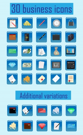 set of icon businessのイラスト素材