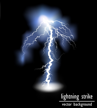 vector lightning flash strike backgroundのイラスト素材