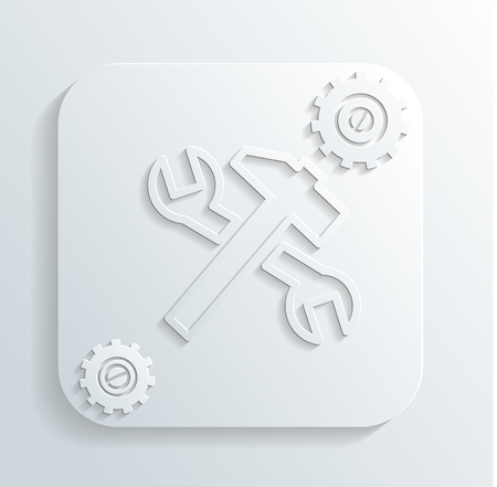 repair tools iconのイラスト素材
