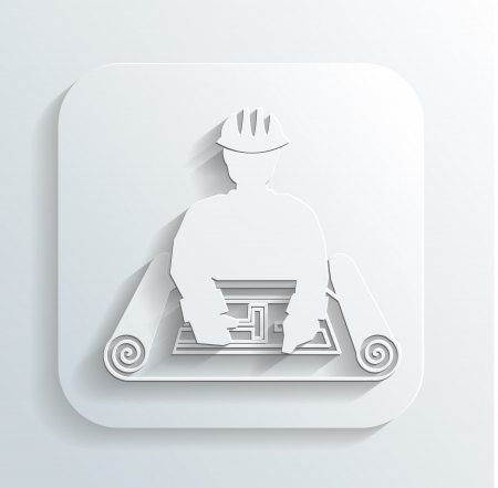 engineer for the project iconのイラスト素材