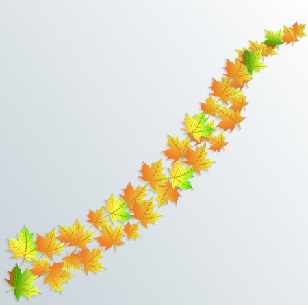autumn leaves backgroundのイラスト素材