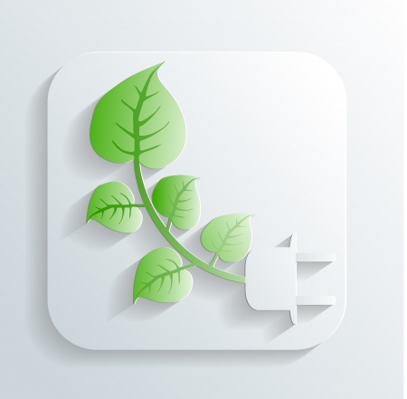 branch with leaves iconのイラスト素材