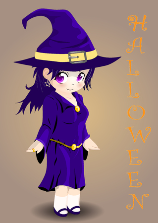 Halloween witchのイラスト素材