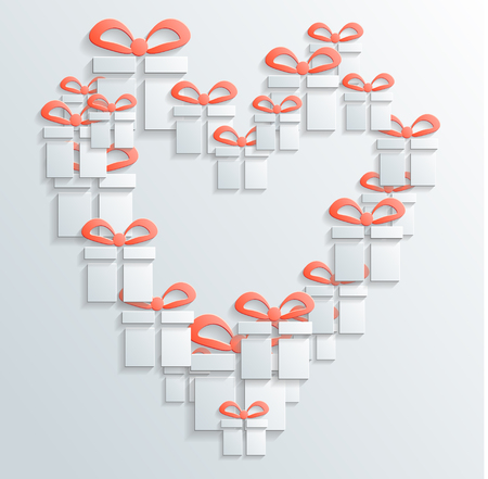 Gift icon with shadowのイラスト素材