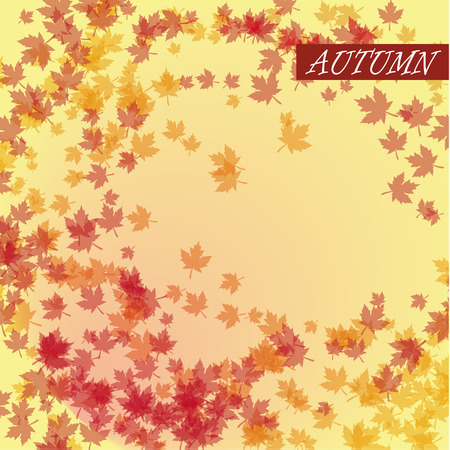 autumn leavesのイラスト素材