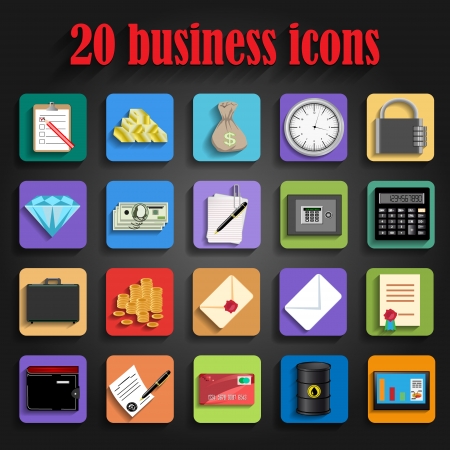 universal business icon  vectorのイラスト素材