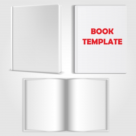 book template vectorのイラスト素材