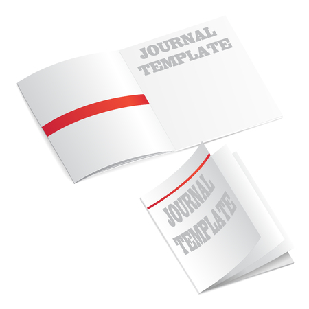 journal template vectorのイラスト素材
