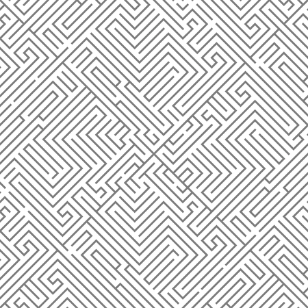 labyrinth Intricacy maze seanless pattern background design template vector illustrationのイラスト素材