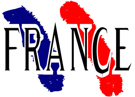 written franceのイラスト素材