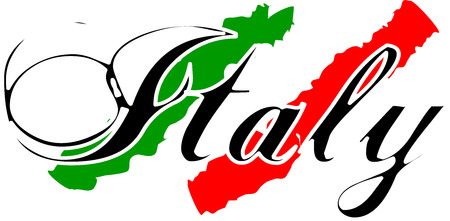 written italyのイラスト素材