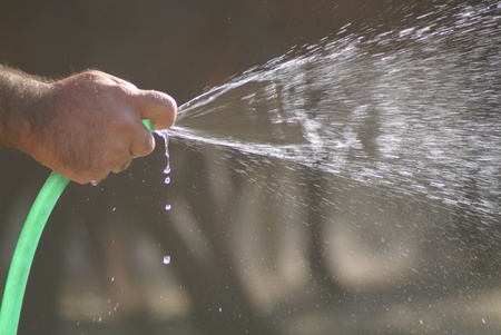 Water sprayの写真素材