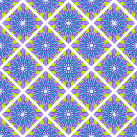 Seamless mosaic geometrical pattern backgroundのイラスト素材
